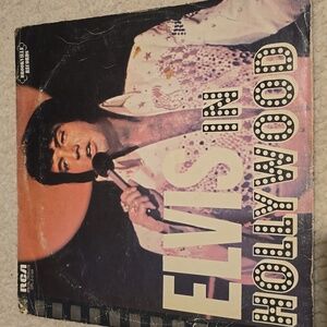 Vintage Elvis Presley Double LP Elvis In Hollywood Album with Booklet 1976